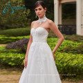 A-Line Sweetheart Blanc Robes de mariée élégantes simples et élégantes